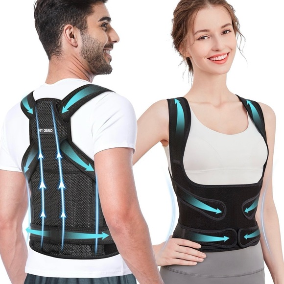 No longer available Fit Geno back brace posture corrector men/women size M new - Picture 2 of 10